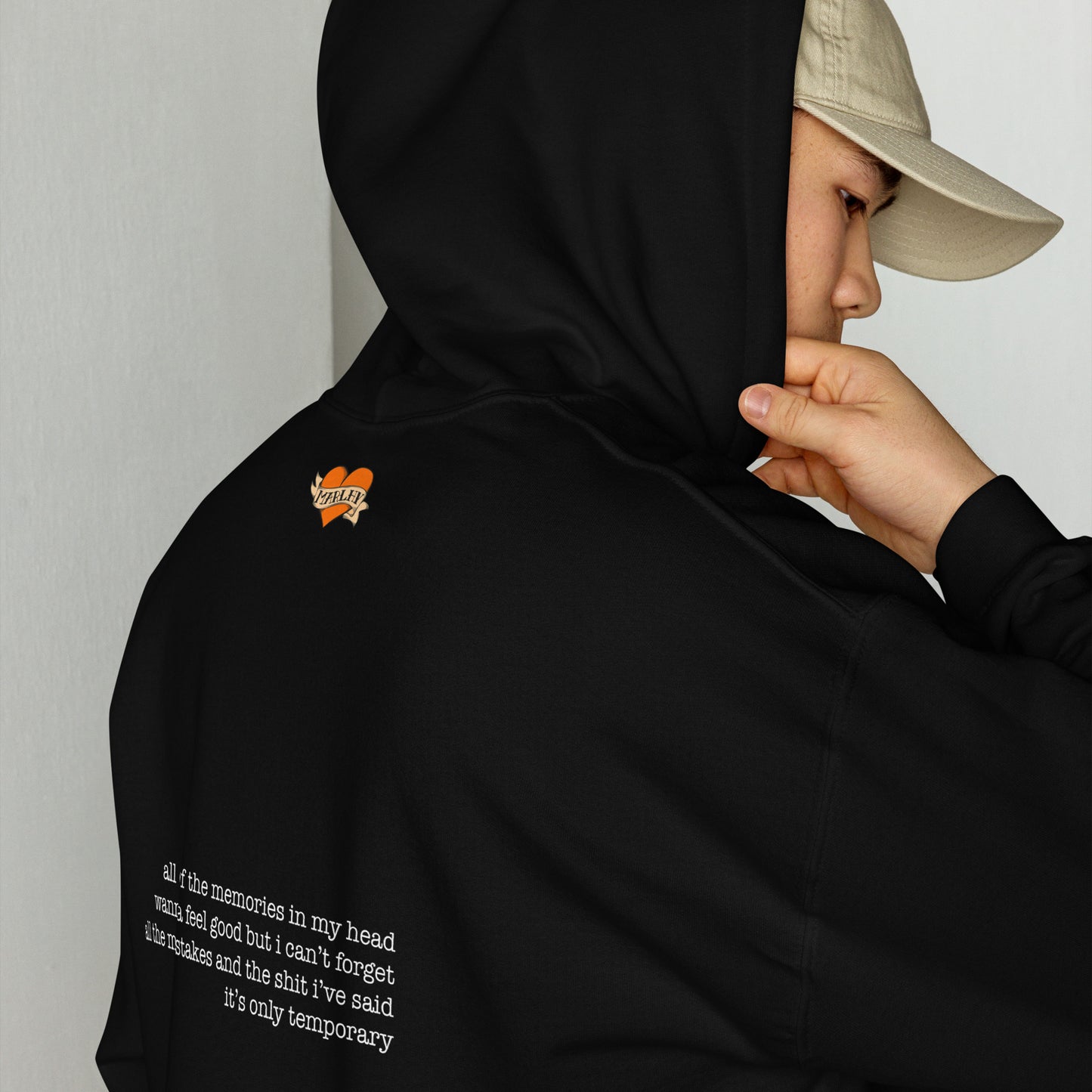 Temporary Embroidery Unisex Hoodie